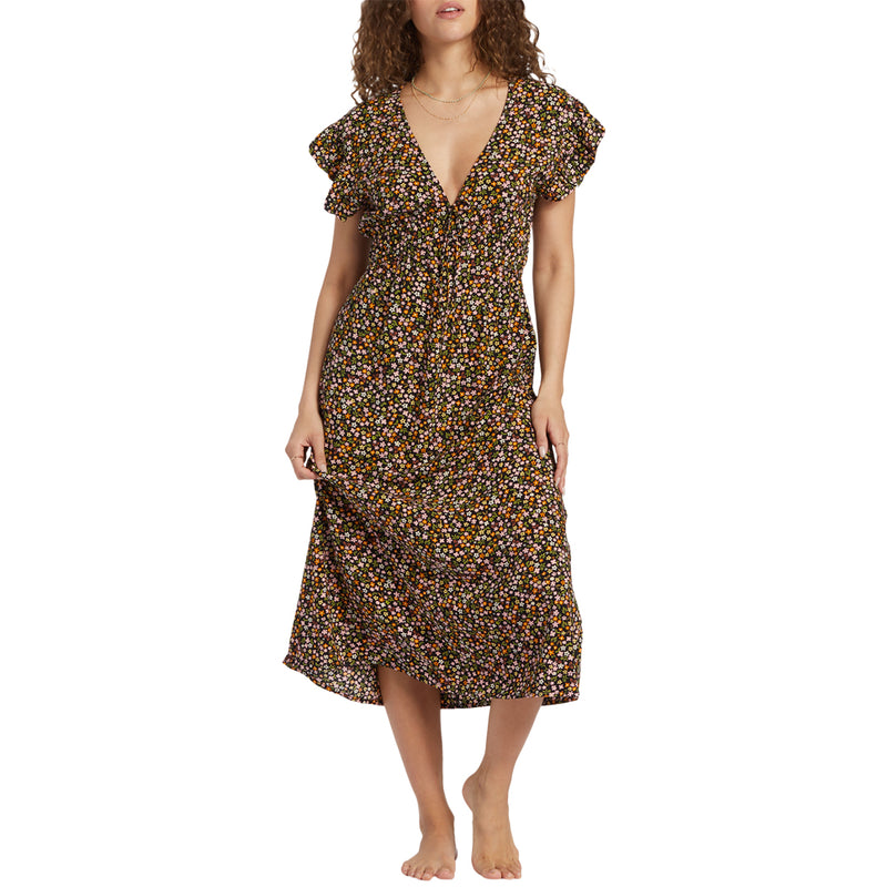 Load image into Gallery viewer, Billabong Women's Picnic Date Midi Dress 1
