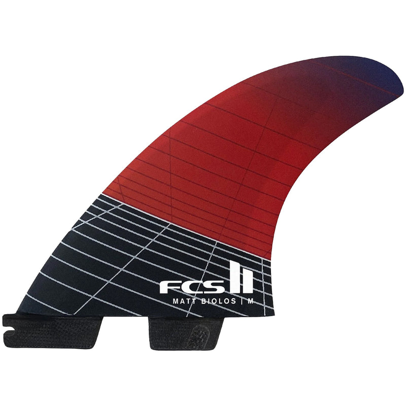 Load image into Gallery viewer, FCS II Matt Biolos PC Carbon Tri-Quad Fin Set 1
