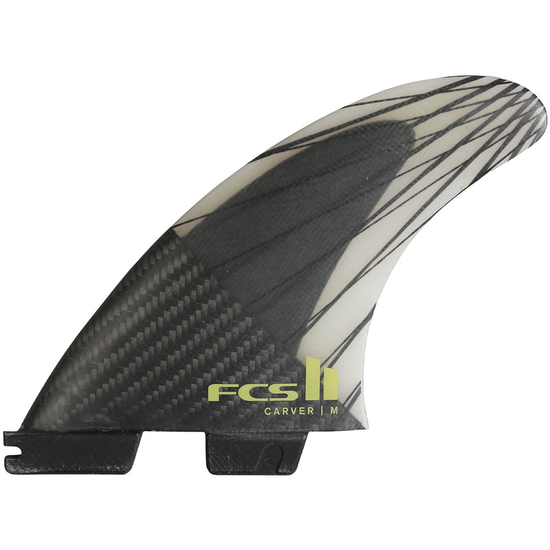 Load image into Gallery viewer, FCS II Carver PC Carbon + Aircore Tri-Fin Set 1
