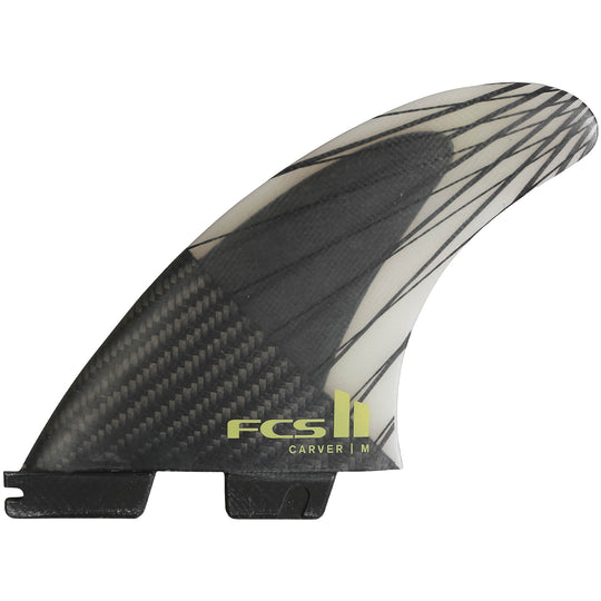 FCS II Carver PC Carbon + Aircore Tri-Fin Set