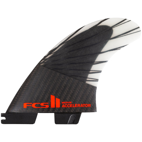 FCS II Accelerator PC Carbon + Aircore Tri-Fin Set
