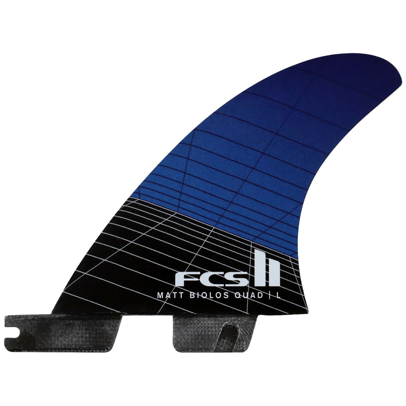Load image into Gallery viewer, FCS II Matt Biolos MB PC Carbon Quad Rear Fin Set 2
