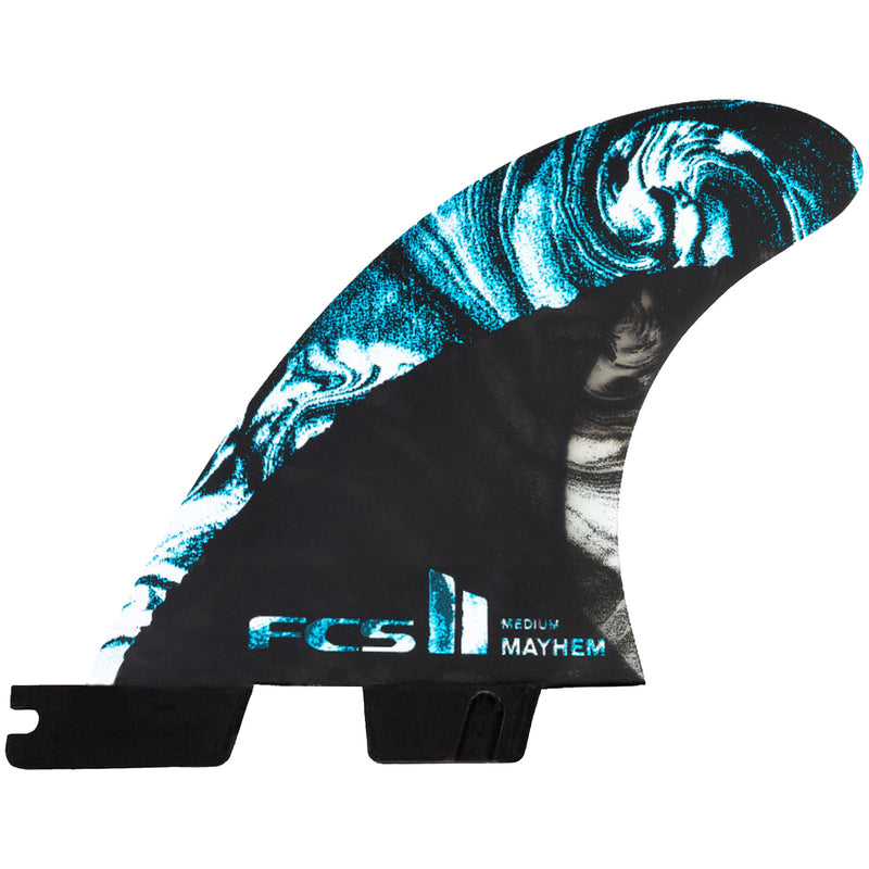 Load image into Gallery viewer, FCS II Matt Biolos Mayhem PC Carbon Quad Rear Fin Set 1
