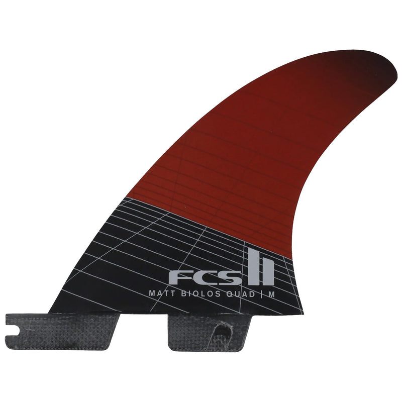 Load image into Gallery viewer, FCS II Matt Biolos MB PC Carbon Quad Rear Fin Set 1
