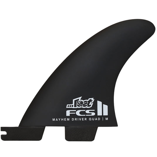FCS II Mayhem Driver PC Carbon + AirCore Quad Rear Fin Set 1