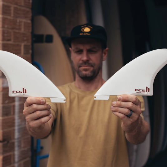 FCS II Panda PG Keel Twin Fin Set 4