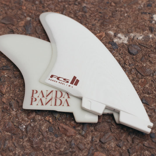 FCS II Panda PG Keel Twin Fin Set 3