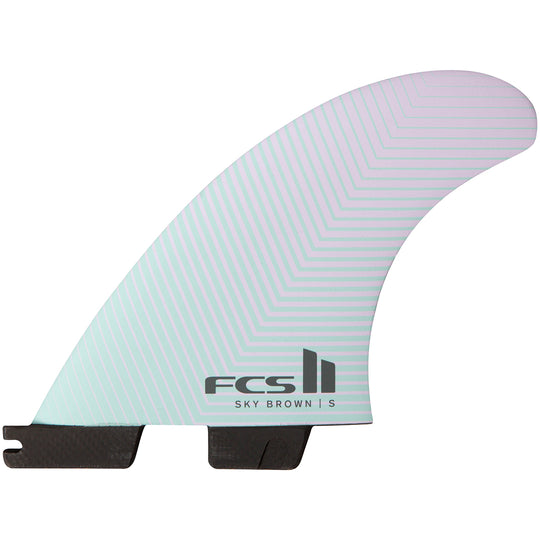 FCS II Sky Brown PC Tri-Fin Set