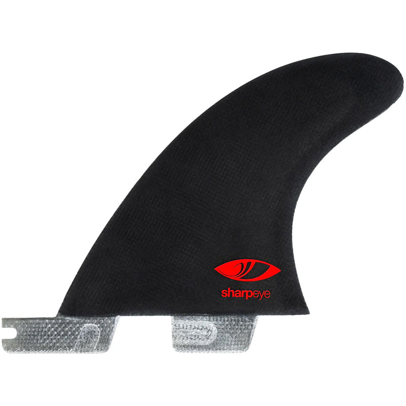 Load image into Gallery viewer, FCS II Sharp Eye PC Carbon + AirCore Tri-Quad Fin Set 2
