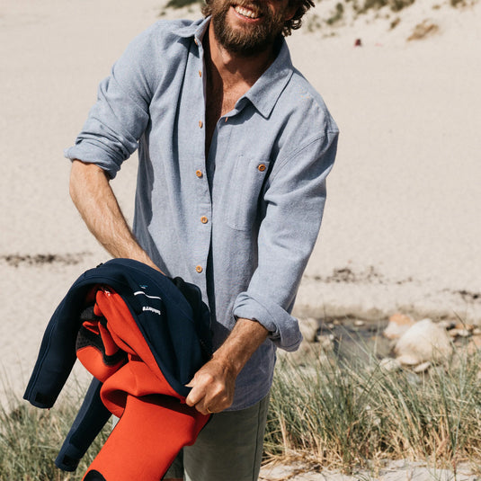 Finisterre Gylly Long Sleeve Button-Up Shirt 2