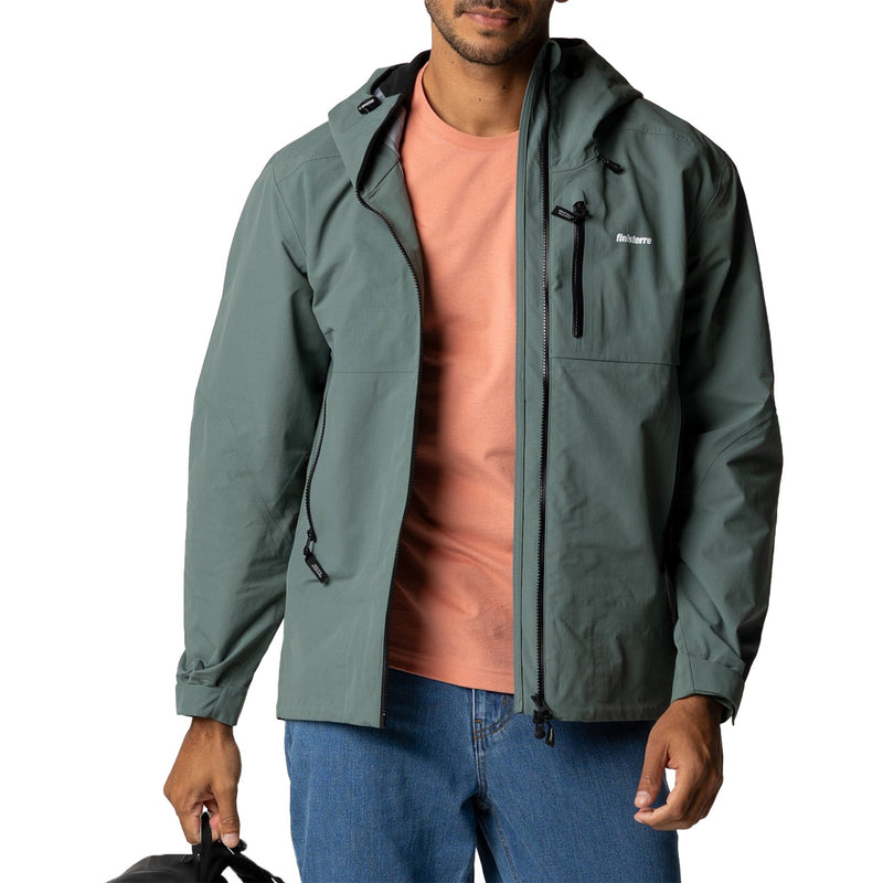 Load image into Gallery viewer, Finisterre Stormbird Waterproof Hooded Zip-Up Jacket 18
