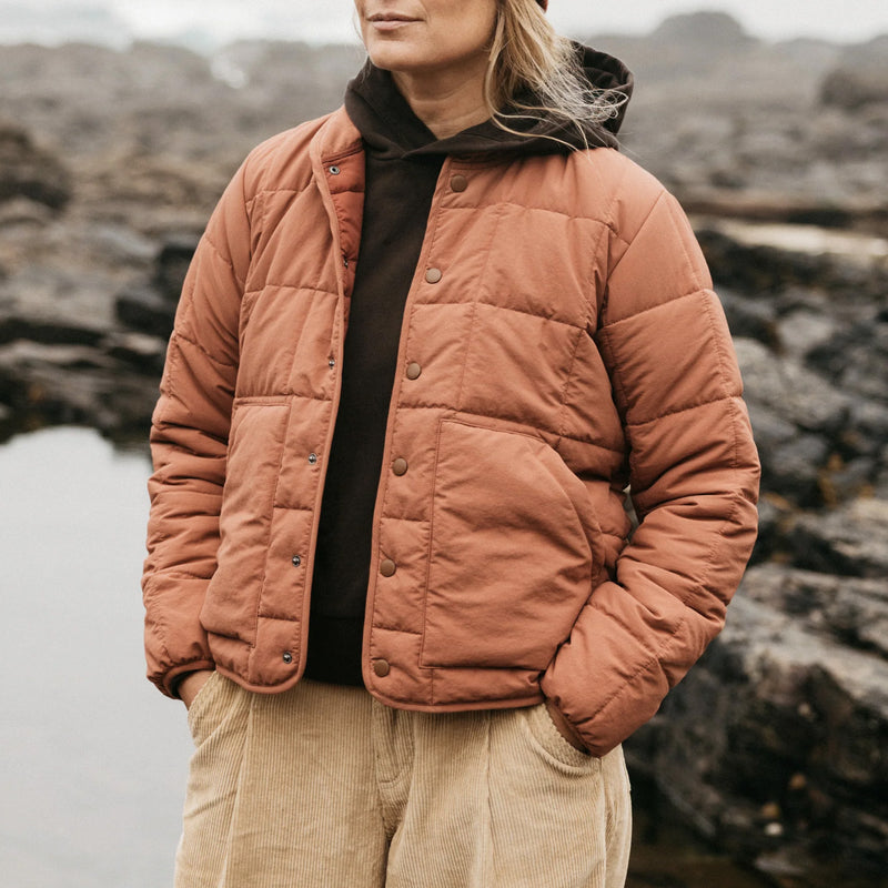 Load image into Gallery viewer, Finisterre Women's Lapwing Insulated Snap-Button Jacket 10
