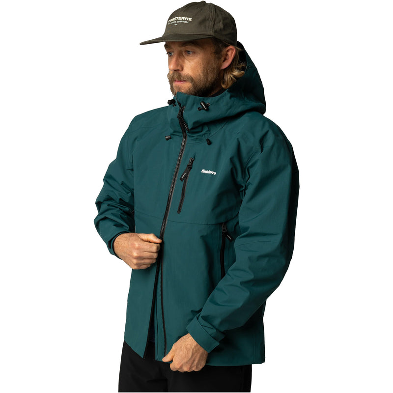 Load image into Gallery viewer, Finisterre Stormbird Waterproof Hooded Zip-Up Jacket 3

