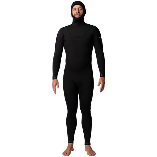 Finisterre Shearwater 4/3 Hooded U-Zip Wetsuit 4