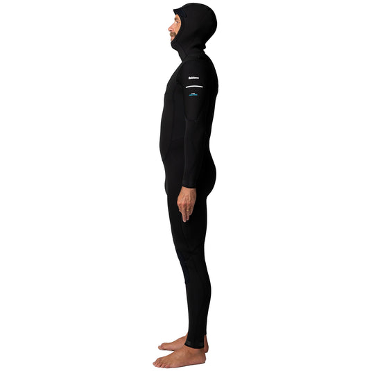 Finisterre Shearwater 4/3 Hooded U-Zip Wetsuit 7