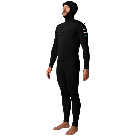 Finisterre Shearwater 5/4 Hooded U-Zip Wetsuit 4