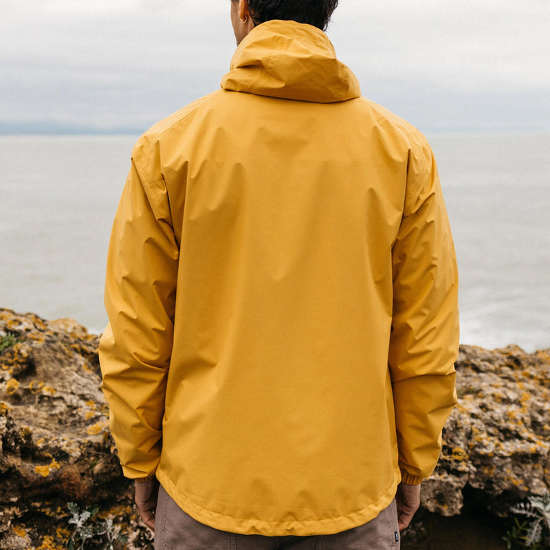 Load image into Gallery viewer, Finisterre Rainbird Waterproof Hooded Zip Jacket - Sun Glow 4
