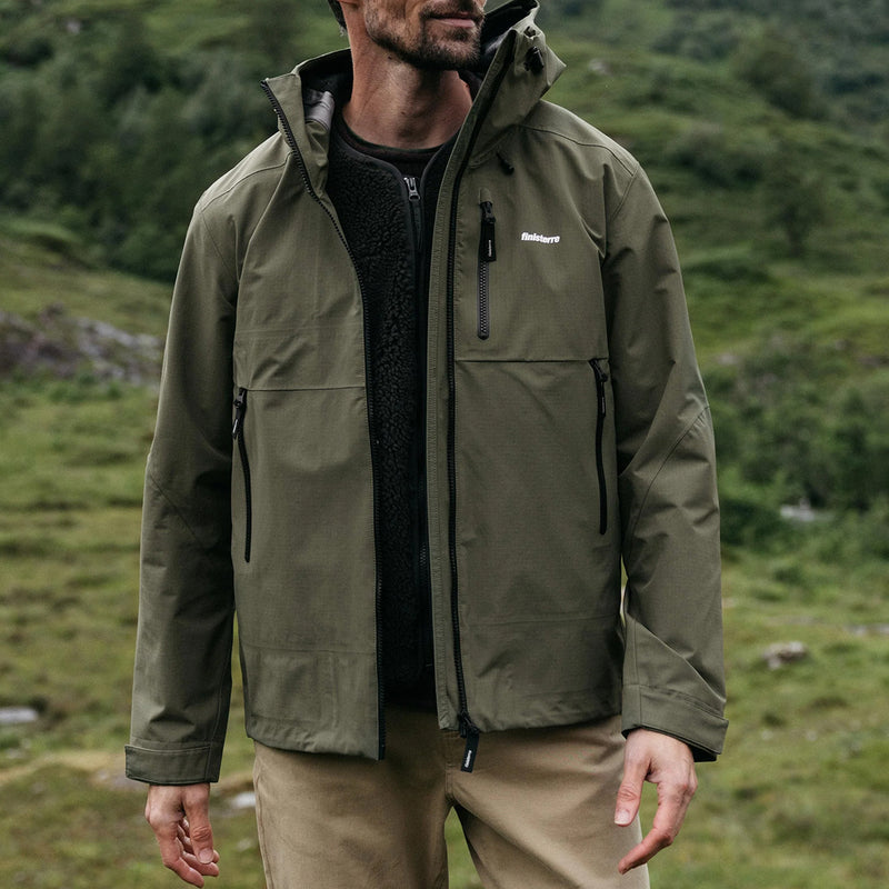 Load image into Gallery viewer, Finisterre Stormbird Waterproof Hooded Zip-Up Jacket 10
