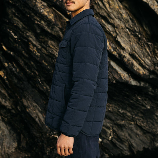 Finisterre Lapwing Button-Up Jacket - Navy 3