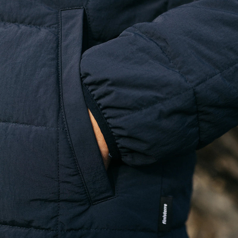 Load image into Gallery viewer, Finisterre Lapwing Button-Up Jacket - Navy 8
