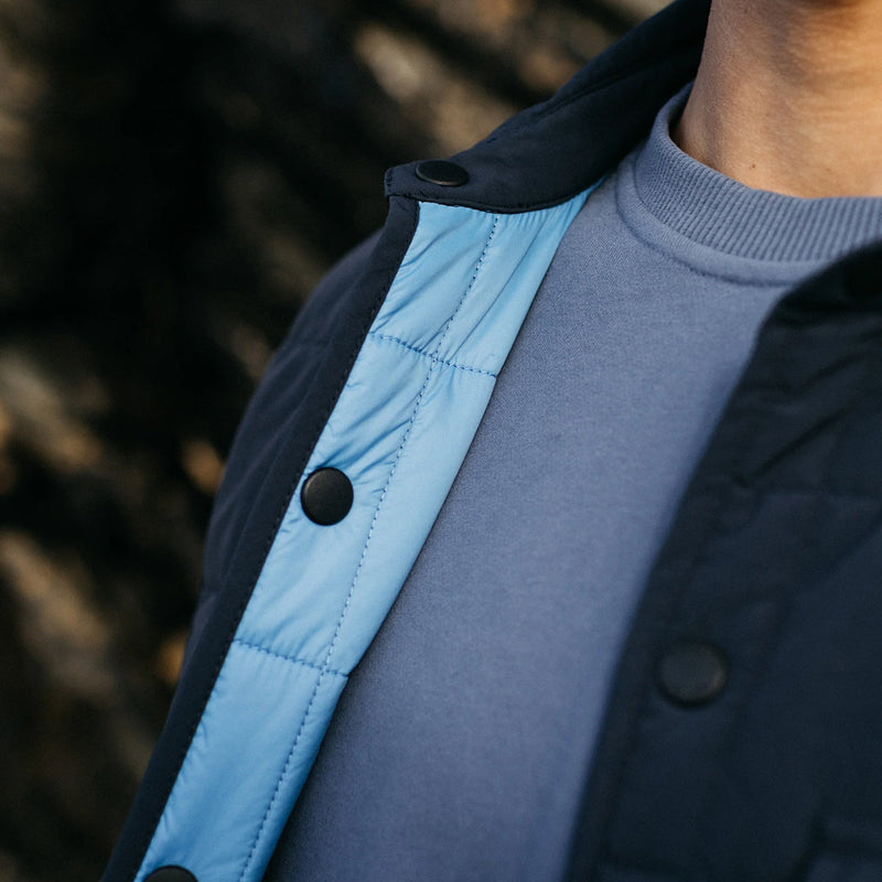 Load image into Gallery viewer, Finisterre Lapwing Button-Up Jacket - Navy 7
