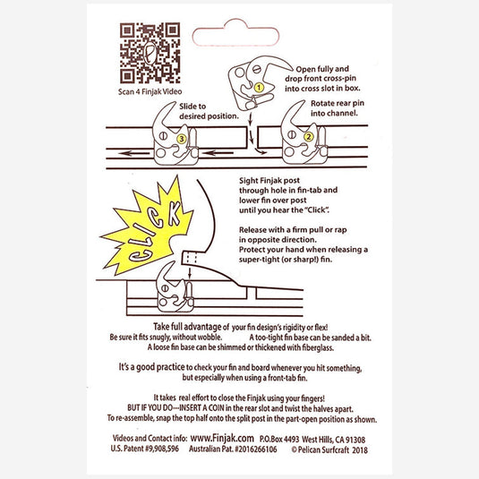 Finjak Tool-Free Fin System 12