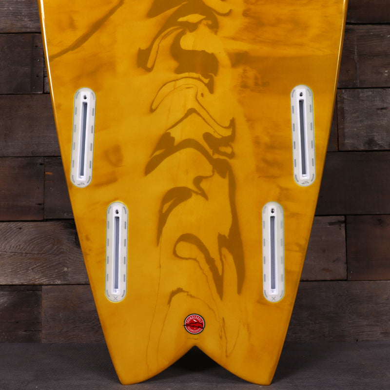 Load image into Gallery viewer, Firewire Seaside &amp; Beyond Thunderbolt Red 7'4 × 21 ¾ × 2 ¾ Surfboard - Latte 3
