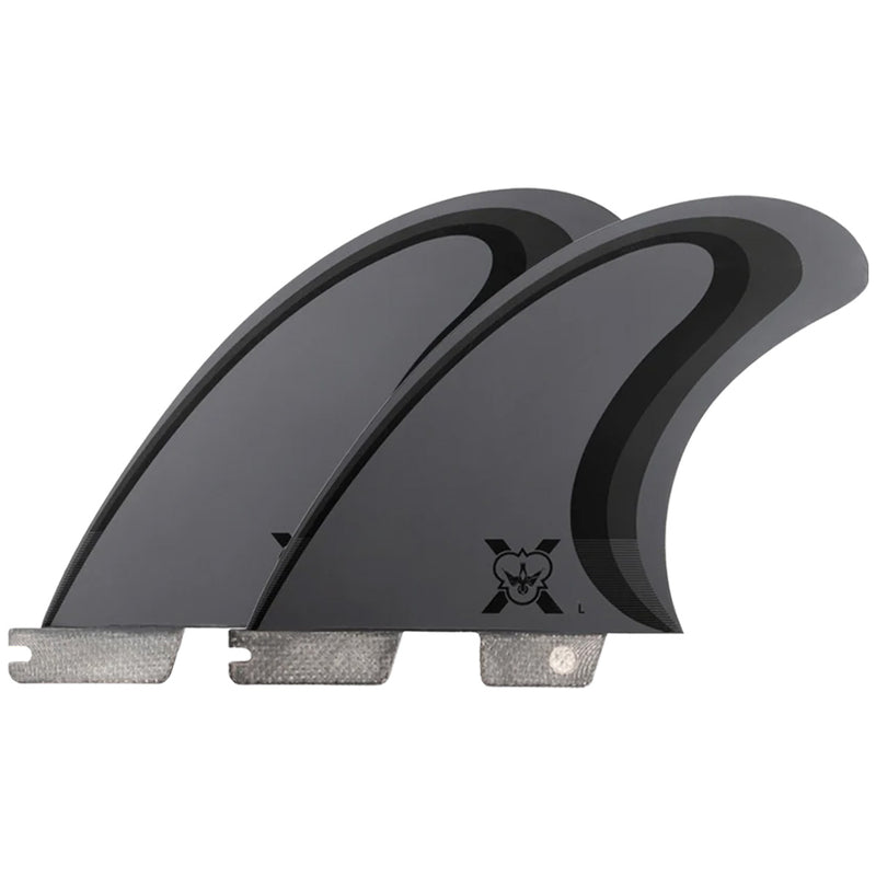 Load image into Gallery viewer, Flying Diamonds FDX-1 Double Tab Tri-Quad Fin Set 8
