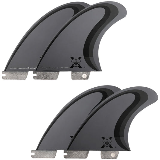 Flying Diamonds FDX-1 Double Tab Tri-Quad Fin Set 6