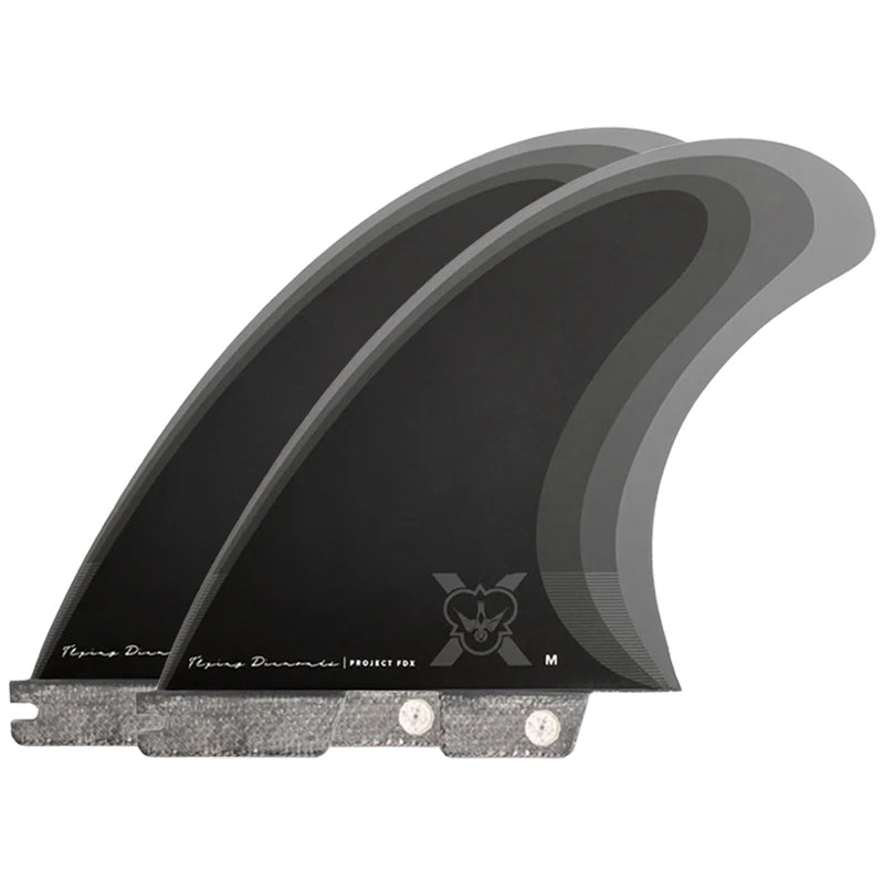 Load image into Gallery viewer, Flying Diamonds FDX-1 Double Tab Tri-Quad Fin Set 3
