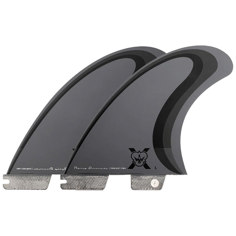 Load image into Gallery viewer, Flying Diamonds FDX-1 Double Tab Tri-Fin Set 6
