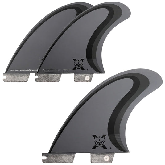 Flying Diamonds FDX-1 Double Tab Tri-Fin Set 5