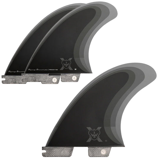 Flying Diamonds FDX-1 Double Tab Tri-Fin Set 2
