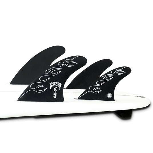 Futures Aipa × Mayhem Tri-Quad Fin Set 4