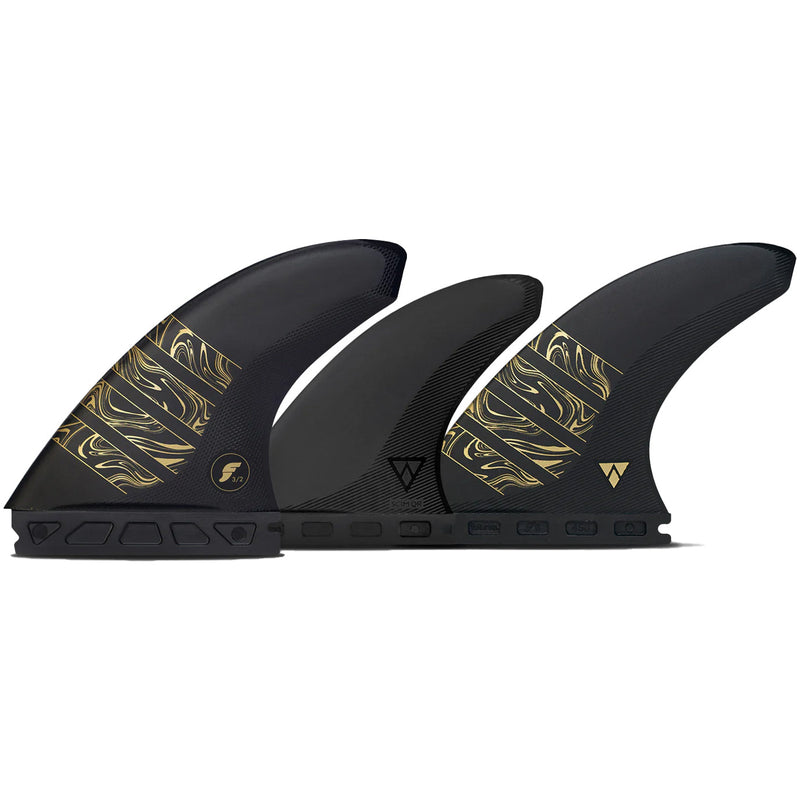 Load image into Gallery viewer, Futures Vector 3/2 Alpha Tri-Quad Fin Set 2
