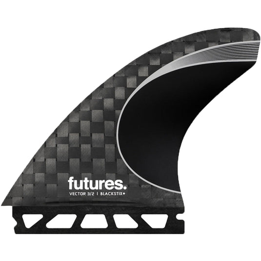 Futures Vector 3/2 Blackstix+ Tri-Fin Set 3