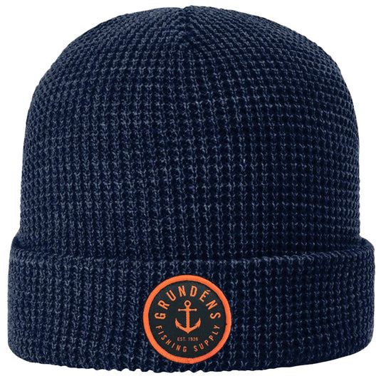 Grundéns Anchor Waffle Beanie 1