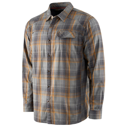 Grundéns Dispatch Long Sleeve Button-Up Flannel Shirt 3