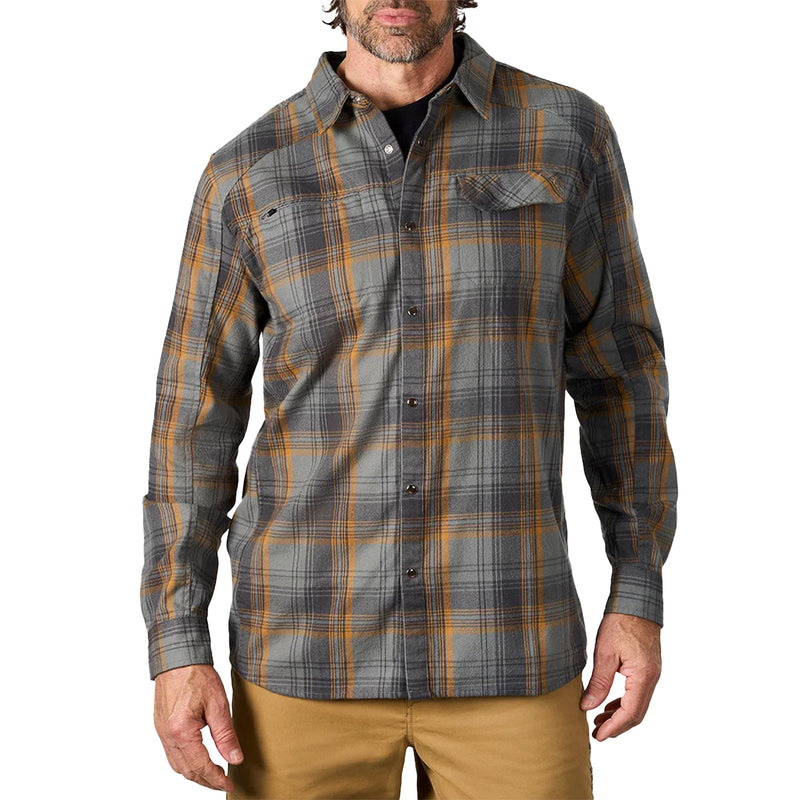 Load image into Gallery viewer, Grundéns Dispatch Long Sleeve Button-Up Flannel Shirt 4
