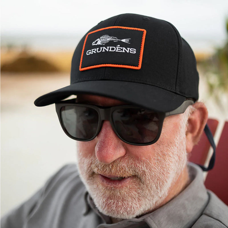Load image into Gallery viewer, Grundéns Fish Bones Trucker Hat 3
