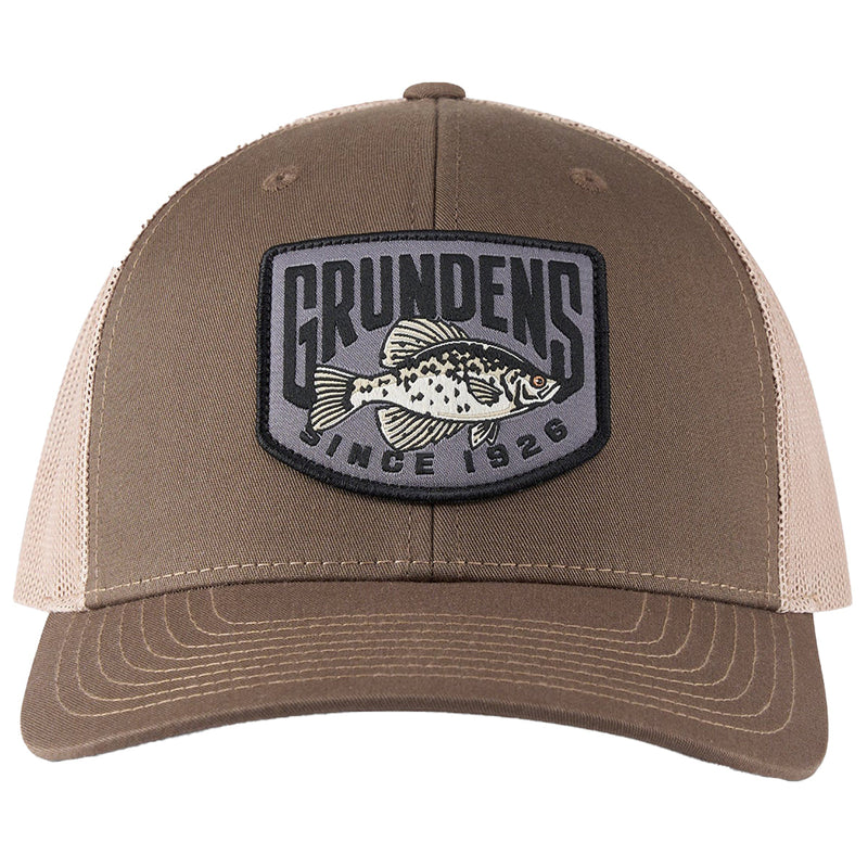 Load image into Gallery viewer, Grundéns Crappie Patch Trucker Hat 1
