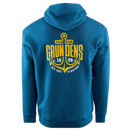 Grundéns Displacement DWR Pullover Hoodie -Anchor Navy Heather 2