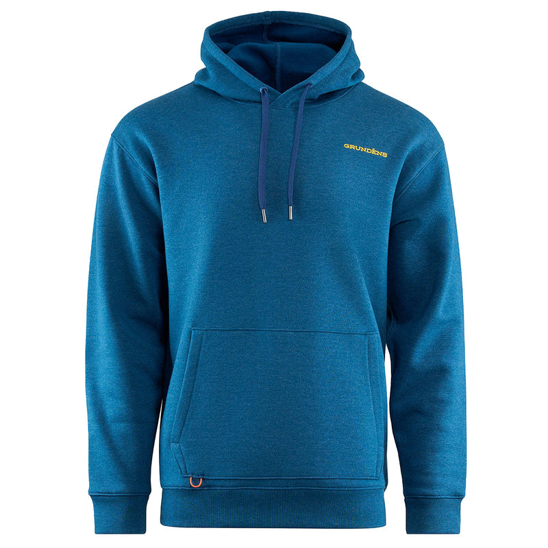Load image into Gallery viewer, Grundéns Displacement DWR Pullover Hoodie -Anchor Navy Heather 1

