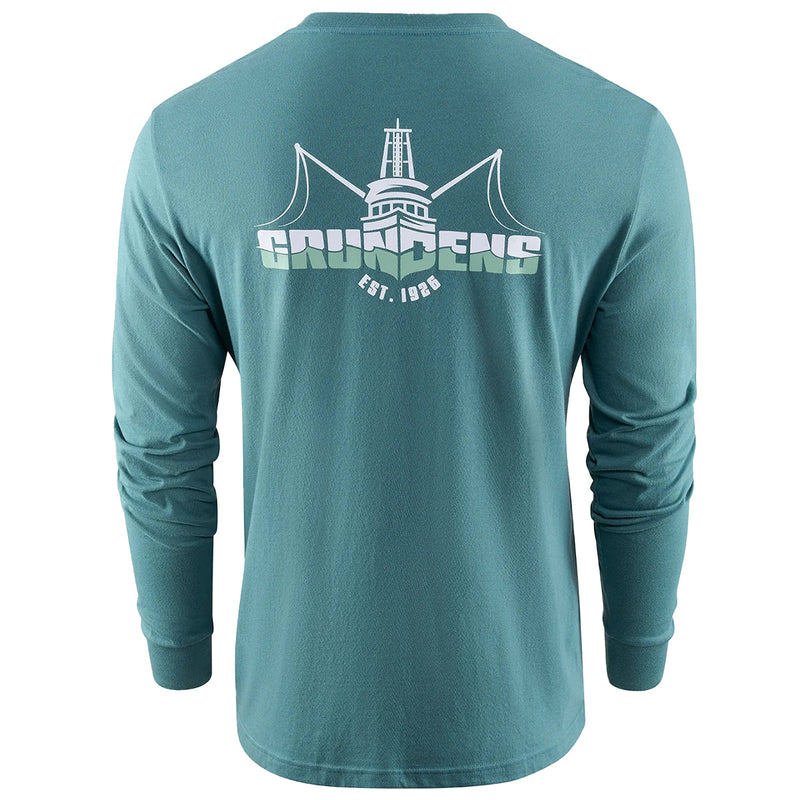 Load image into Gallery viewer, Grundéns Logo Boat Long Sleeve T-Shirt 2
