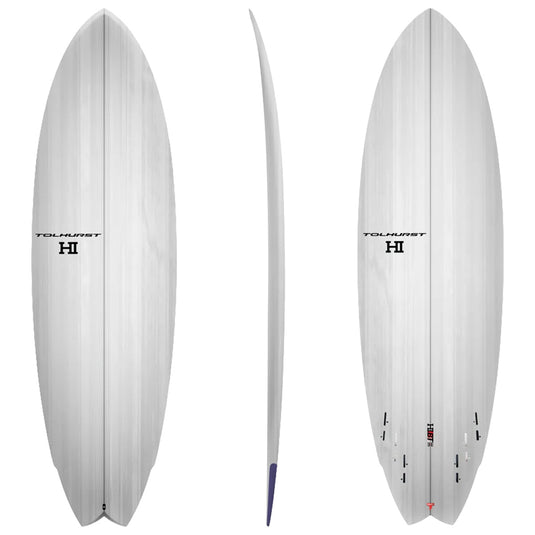 Harley Ingleby HIBT 3+3 Thunderbolt Red Surfboard 8