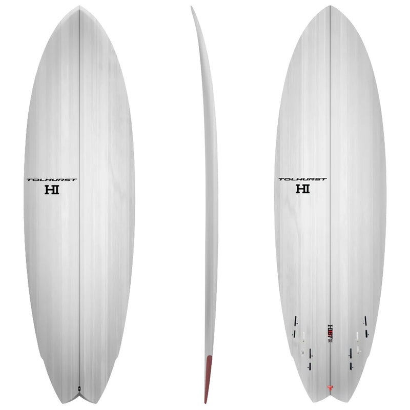 Load image into Gallery viewer, Harley Ingleby HIBT 3+3 Thunderbolt Red Surfboard 4
