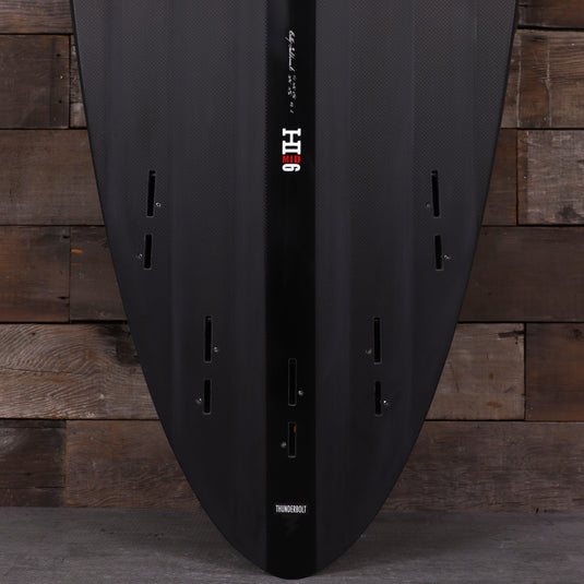 Harley Ingleby Mid 6 Thunderbolt Black 7'0 × 20 ½ × 2 ⅝ Surfboard - Full Carbon