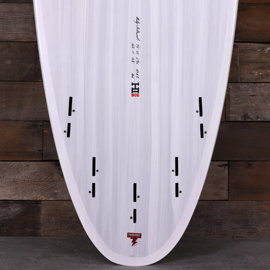 Harley Ingleby Moe Thunderbolt Red 7'2 × 22 × 2 13/16 Surfboard - Candy/White 3
