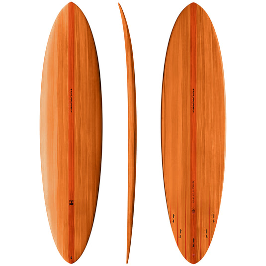 Harley Ingleby Mid 6 Mini Thunderbolt Red Surfboard 4