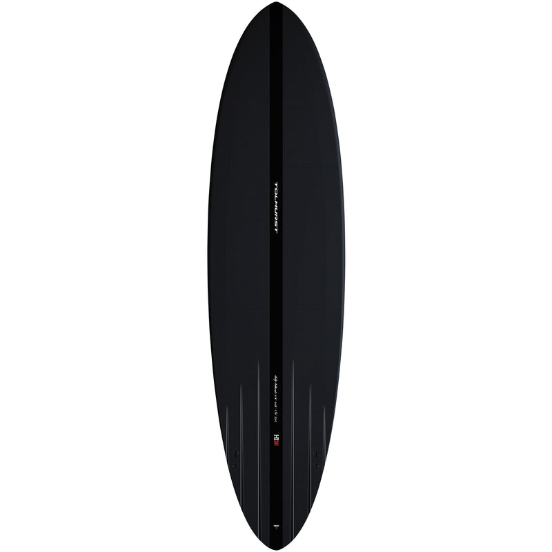 Load image into Gallery viewer, Harley Ingleby Mid 6 Mini Twin Thunderbolt Black Surfboard 2
